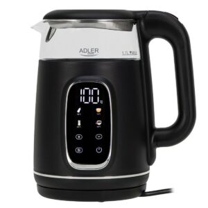 Czajnik Adler AD 1305bs Czarny Srebrzysty 2200 W 1,7 L