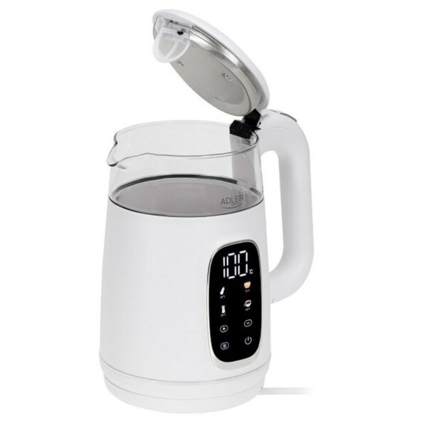 Czajnik Adler AD 1305ws Biały Srebrzysty 2200 W 1,7 L - obrazek 4