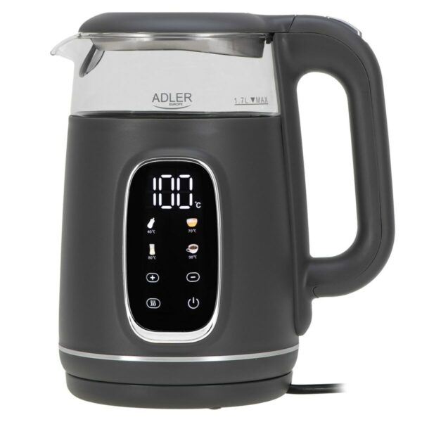 Czajnik Adler AD 1305gs Szary Srebrzysty 2200 W 1,7 L
