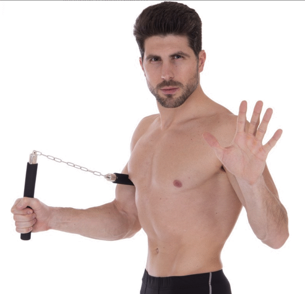 Nunchaku treningowe z pianki nunczaku nunczako piankowe Wykonane pustej plastikowej rurki pokrytej pianką - obrazek 10