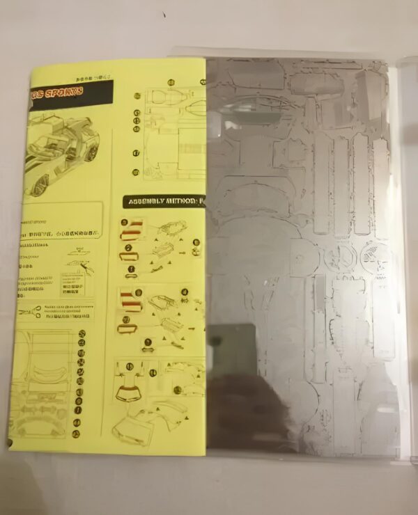 Samochód DIY 3D metalowy zestaw modeli do układania model samochodu do składania - obrazek 7