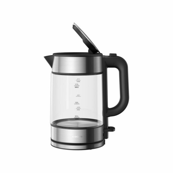 Czajnik Xiaomi BHR7423EU Czarny Przezroczysty Srebrzysty Stal nierdzewna Szkło borokrzemowe 1850-2200 W 1,7 L - obrazek 2