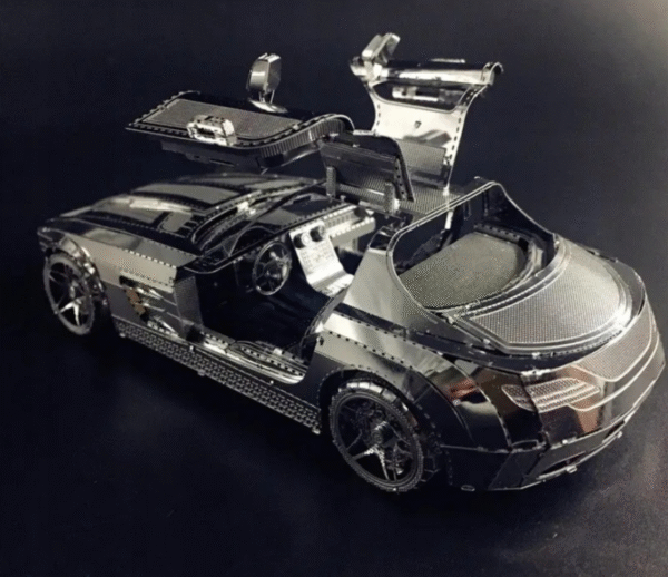 Samochód DIY 3D metalowy zestaw modeli do układania model samochodu do składania - obrazek 3