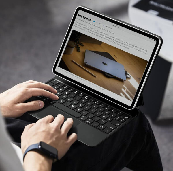 Etui z magnetyczną klawiaturą ESR dla iPad Air 6/5/4/iPad Pro 11, czarny - obrazek 8