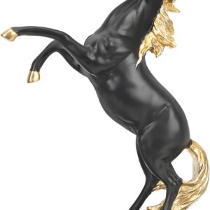 Figurka czarnego konia 295 mm