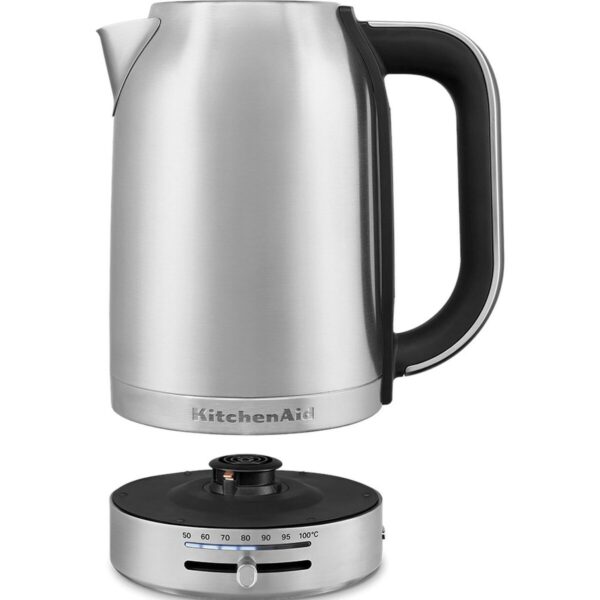 Czajnik KitchenAid 5KEK1701ESX Szary plástico,acero inoxidable 2400 W 1,7 L (1 Sztuk) - obrazek 3