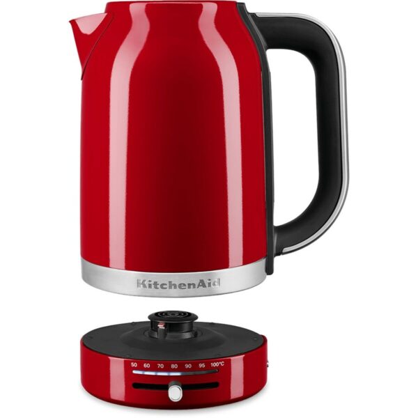 Czajnik KitchenAid 5KEK1701EER Czerwony plástico,acero inoxidable 2400 W 1,7 L (1 Sztuk) - obrazek 3