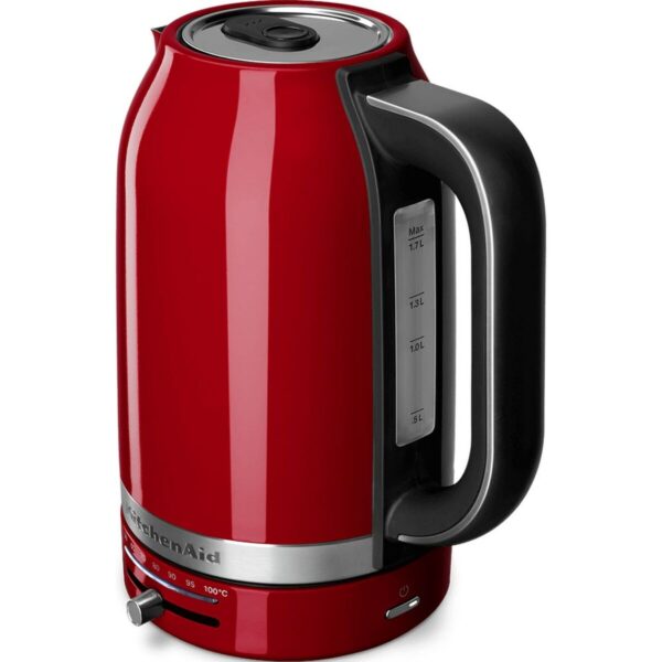 Czajnik KitchenAid 5KEK1701EER Czerwony plástico,acero inoxidable 2400 W 1,7 L (1 Sztuk) - obrazek 4