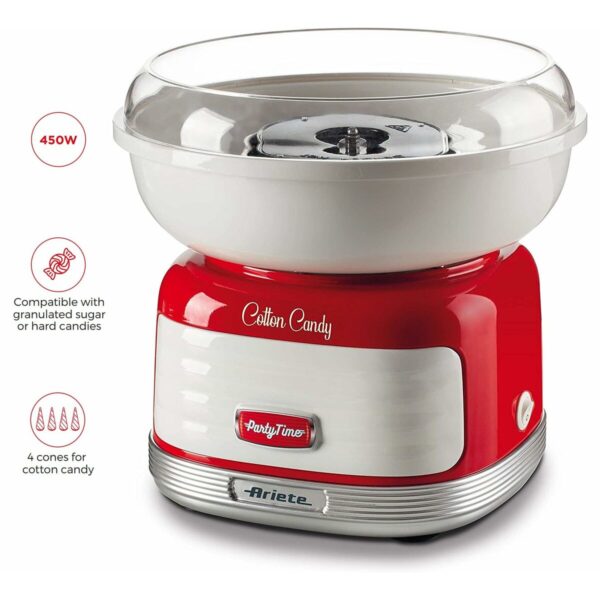 Maszynka do Waty Cukrowej Ariete ARI-2973-RD - obrazek 6