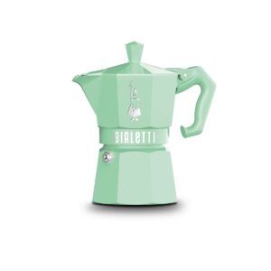 Włoska Kafeterka Bialetti MOKA EXCLUSIVE GREEN 3T Kolor Zielony Aluminium 3 Šálky