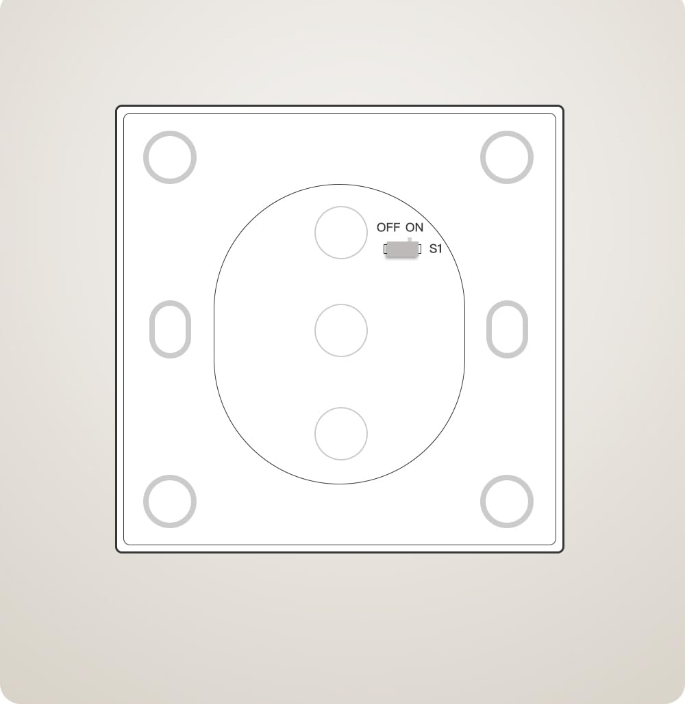 Włącznik rolet WiFi 80x80 mm Maxcio WF-CS01 Alexa Google sterowanie - obrazek 2