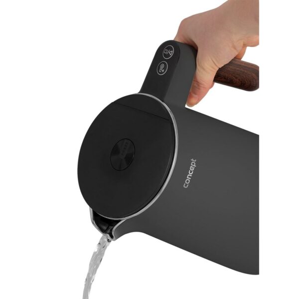 Czajnik Concept RK3305 Ciemny szary Drewno 1850-2200 W 1,5 L - obrazek 7