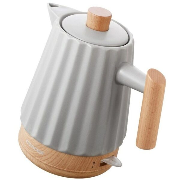 Czajnik Concept RK0091 Jasnoszary Ceramiczna 1500 W 1,5 L - obrazek 3