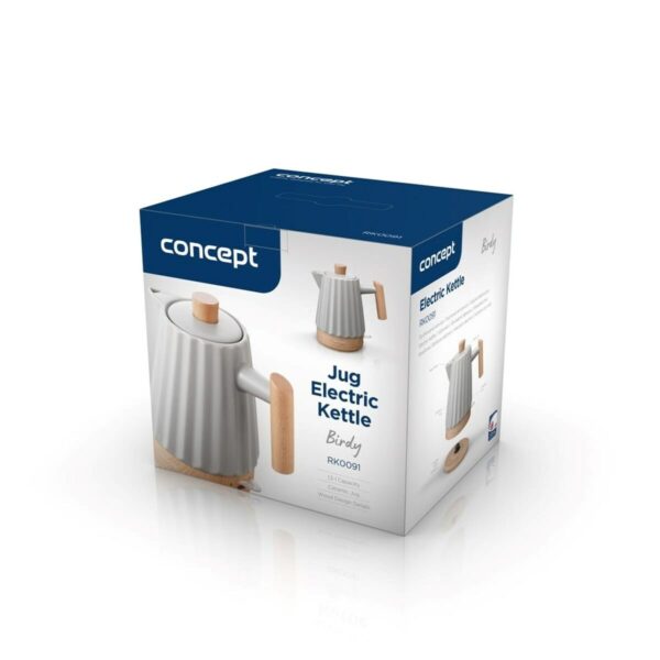 Czajnik Concept RK0091 Jasnoszary Ceramiczna 1500 W 1,5 L - obrazek 8