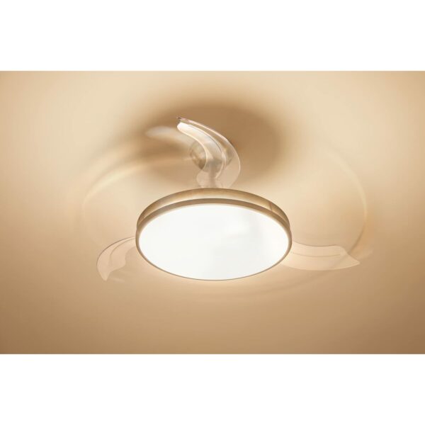 Wentylator sufitowy z oświetleniem Philips Atlas 35 W 28 W 4500 Lm nikiel (2700 K) - obrazek 5