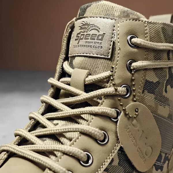 Buty taktyczne, buty za kostkę, rozmiar 42 khaki (26,5cm na 41) - obrazek 5
