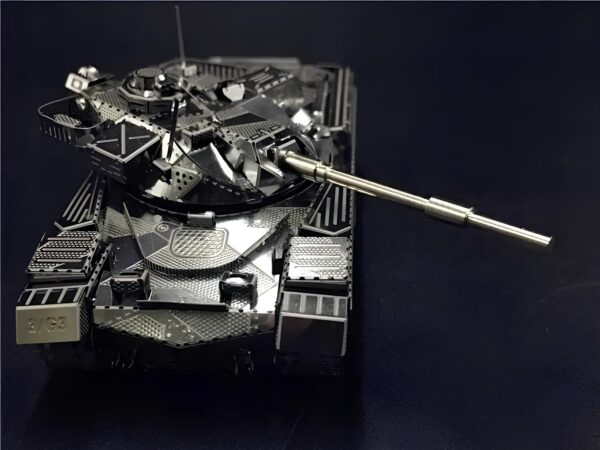 Czołg DIY 3D metalowy zestaw Chieftain MK50 1:100 model kolekcjonerski do składania prezent dla fana - obrazek 7