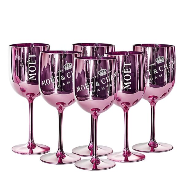 Kieliszek Moët & Chandon Ibiza 1 szt Różowe złoto luksusowy kielich do szampana - obrazek 2