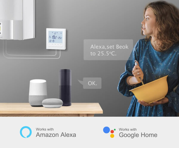 Termostat do kotła gazowego Beok BOT-313, z Amazon Alexa i Google Home - obrazek 4