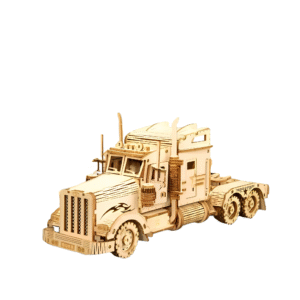 Puzzle 3D Robotime 3D Ciężarówka 286 części drewniany model do składania