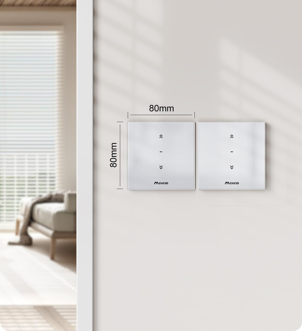 Włącznik rolet WiFi 80x80 mm Maxcio WF-CS01 Alexa Google sterowanie - obrazek 6