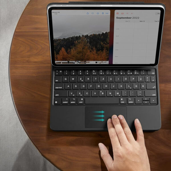 Etui z magnetyczną klawiaturą ESR dla iPad Air 6/5/4/iPad Pro 11, czarny - obrazek 6