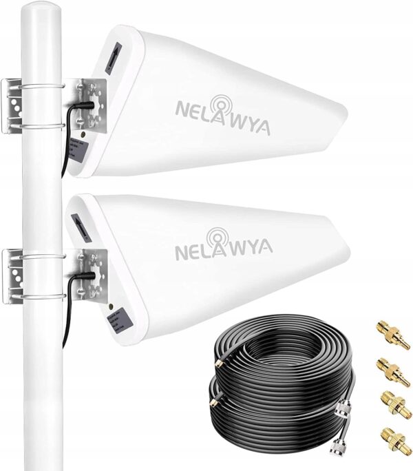 UŻYWANA Antena NELAWYA komórkowa zewnętrzna 7-12 dBi 5G 3-4G LTE