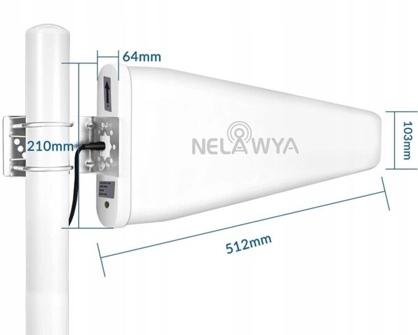 UŻYWANA Antena NELAWYA komórkowa zewnętrzna 7-12 dBi 5G 3-4G LTE - obrazek 4