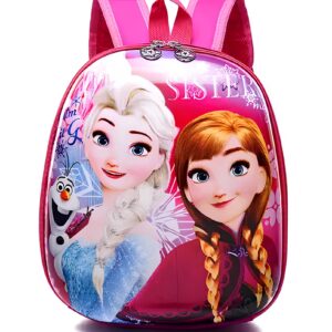 Plecak Frozen, z nadrukiem Elsy z Frozen Kraina Lodu różowy 28x26x10 cm