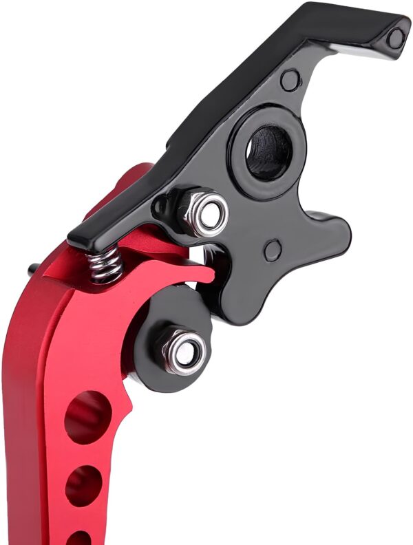 Dźwignia hamulca motocyklowego Keenso 1 para uniwersalna 7/8" 22mm czerwona - obrazek 5