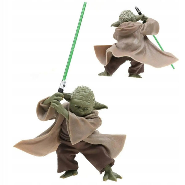 Figurka akcji Mistrz Yoda Gwiezdne Wojny 6 cm miniaturowa postać Yody z Star Wars do kolekcjonowania lub zabawy - obrazek 3