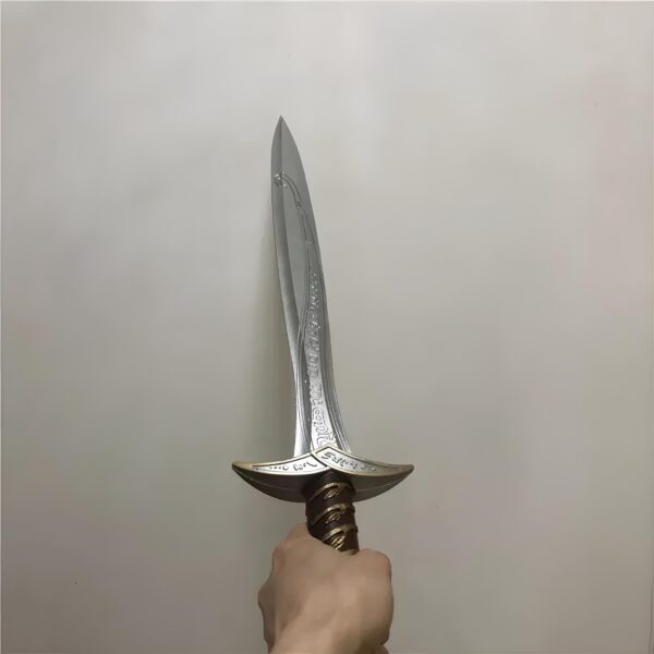 Miecz Frodo 72cm Władca Pierścieni Hobbit replika miecza z filmu idealna do cosplayu, kolekcji i prezentu dla fana - obrazek 4