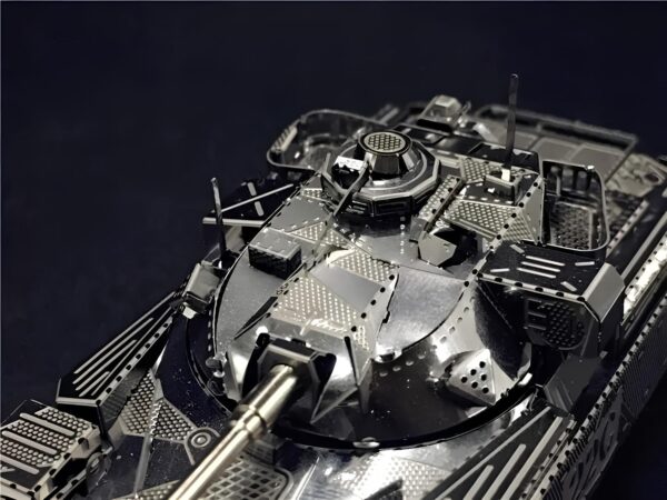 Czołg DIY 3D metalowy zestaw Chieftain MK50 1:100 model kolekcjonerski do składania prezent dla fana - obrazek 4