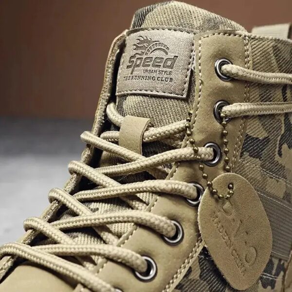 Buty taktyczne, buty za kostkę, rozmiar 44 khaki (27,5cm na 43) - obrazek 5