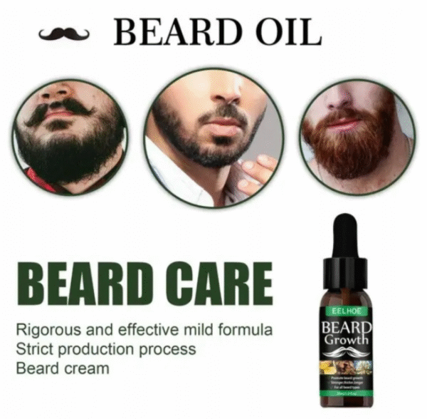 Olejek na porost brody Węgorz 30ml Olejek do brody naturalny wzmacniacz zarostu - obrazek 3