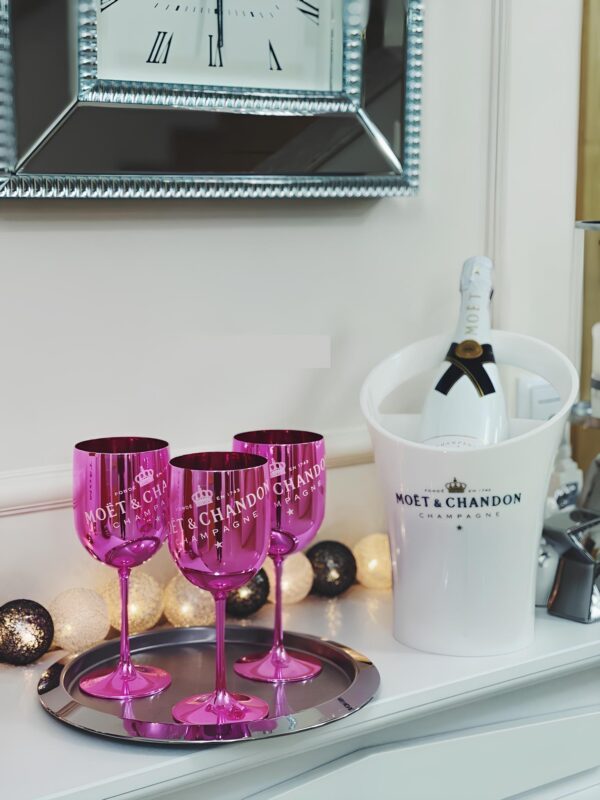 Kieliszek Moët & Chandon Ibiza 1 szt Różowe złoto luksusowy kielich do szampana - obrazek 4