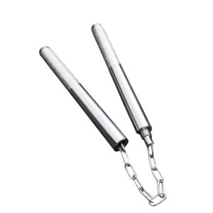 Nunchaku ze stali nierdzewnej, składane 55 cm treningowe nunchaku sztuki walki