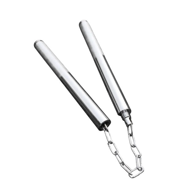 Nunchaku ze stali nierdzewnej, składane 55 cm treningowe nunchaku sztuki walki
