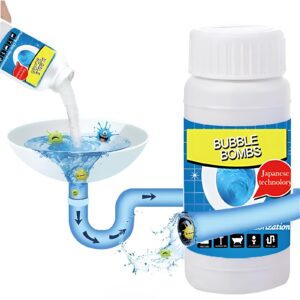 Środek do czyszczenia zlewów Bubble Bombs 100г skuteczna bomba do udrażniania rur, rozpuszcza tłuszcz i zabrudzenia