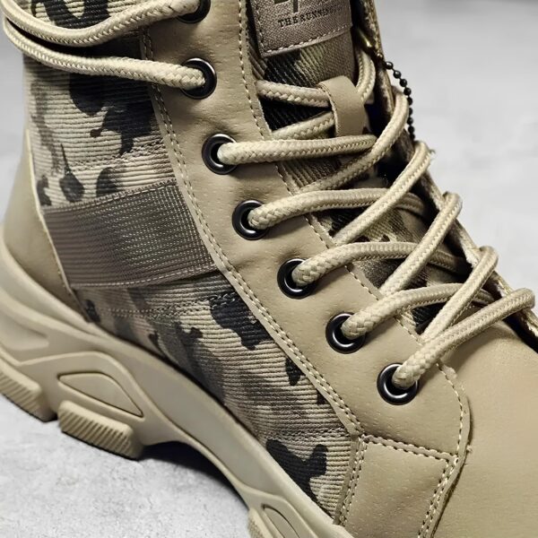 Buty taktyczne, buty za kostkę, rozmiar 43 khaki (27cm na 42) - obrazek 7