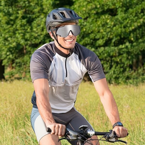 Okulary sportowe JUNDINGYUN z 5 wymiennymi soczewkami, 100% UV - obrazek 5