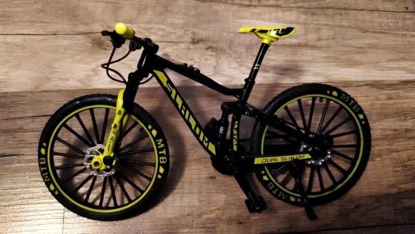 Fingerbike metalowy rower w skali 1:10 realistyczny model BMX do trików i kolekcji - obrazek 3