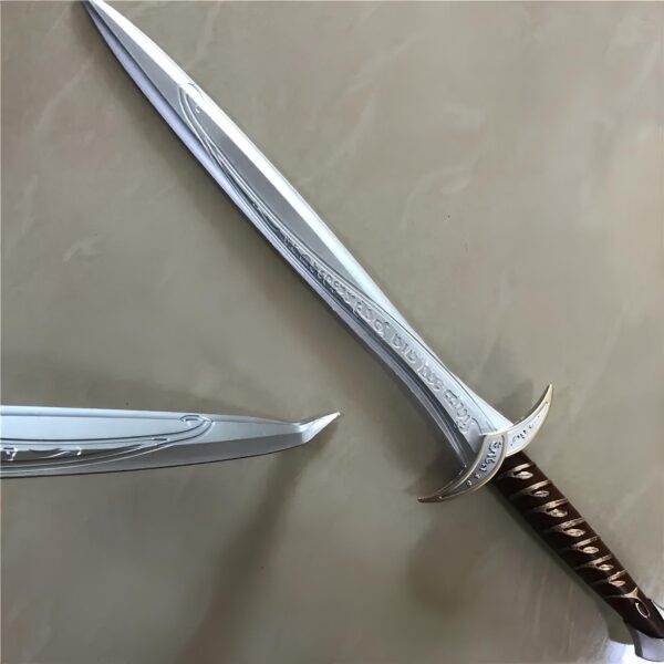 Miecz Frodo 72cm Władca Pierścieni Hobbit replika miecza z filmu idealna do cosplayu, kolekcji i prezentu dla fana - obrazek 6