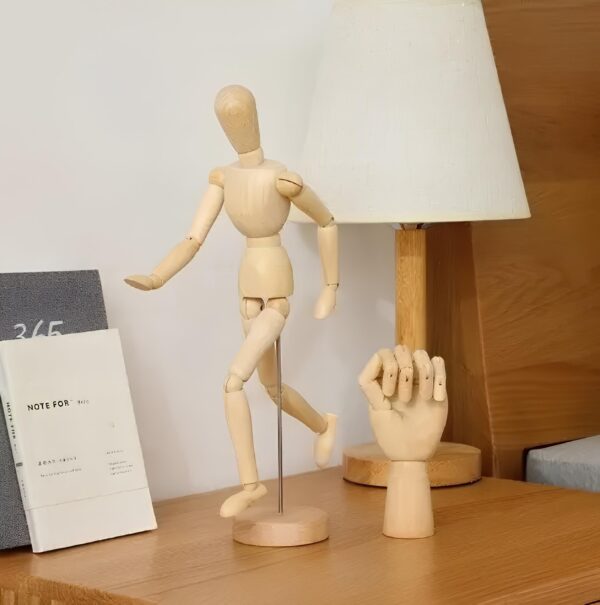 Ruchoma figurka człowieka o średnicy 32,5 cm anatomiczny model człowieka z ruchomymi kończynami do nauki i dekoracji - obrazek 3