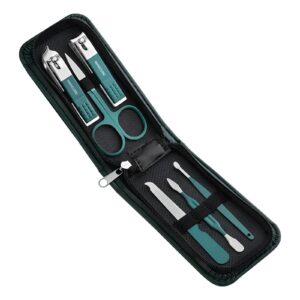 Zestaw do manicure i pedicure 6 elementów w etui kompaktowy zestaw do pielęgnacji paznokci