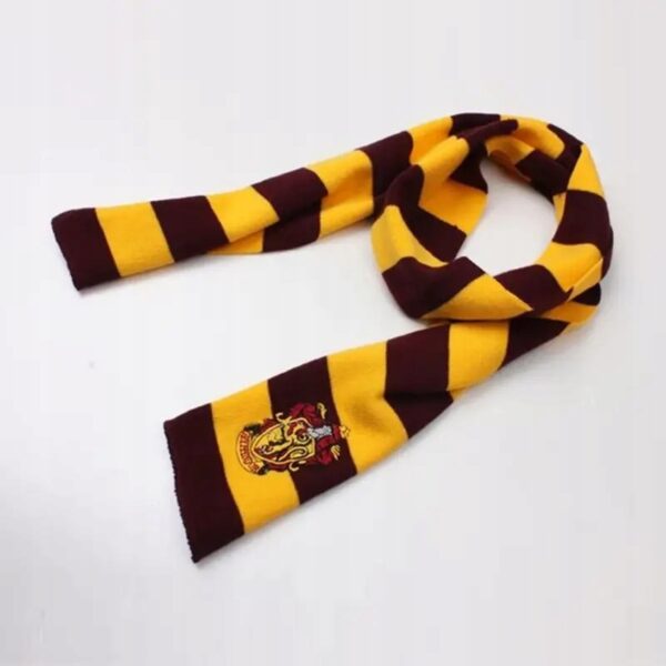 Szalik Harry Potter Gryffindor 180x16 cm ciepły szalik dla fanów serii o młodym czarodzieju - obrazek 2
