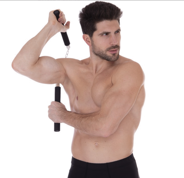 Nunchaku treningowe z pianki nunczaku nunczako piankowe Wykonane pustej plastikowej rurki pokrytej pianką - obrazek 9