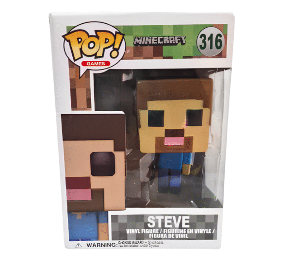 Figurka Minecraft Steve 10 cm kolekcjonerskim pudełku 15x12x10 - obrazek 3