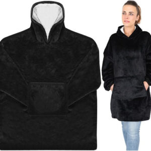 Bluza XXL - koc czarny