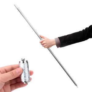 Magiczny kij teleskopowy. Łaska magika 110 cm składany metalowy kij do pokazów magicznych i sztuczek iluzjonistycznych